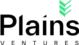 Plains ventures logo white green copy
